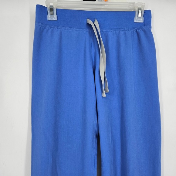 Figs Scrub Pants Womens XXS Petite Livingston Straight Leg Comfortable Blue - Picture 2 of 10